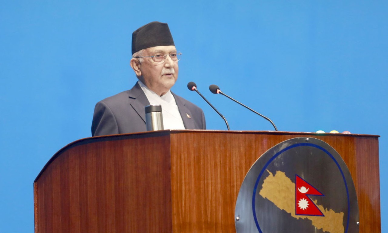 संविधानको रक्षा र राष्ट्रिय एकताका लागि एकजुट हुनुपर्नेमा अध्यक्ष ओलीको जोड