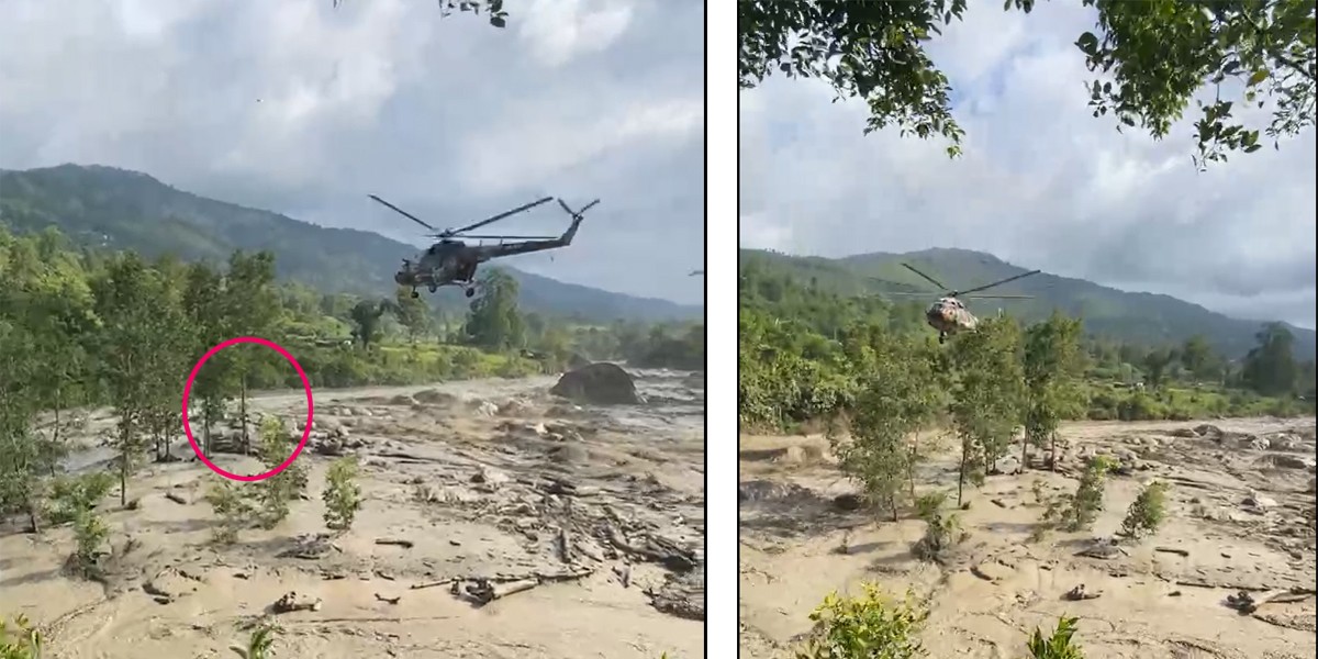 नुवाकोट विदुरस्थित त्रिशूलीमा फसेका महिला, पुरुषको ३ घण्टापछि उद्धार [अपडेट] 