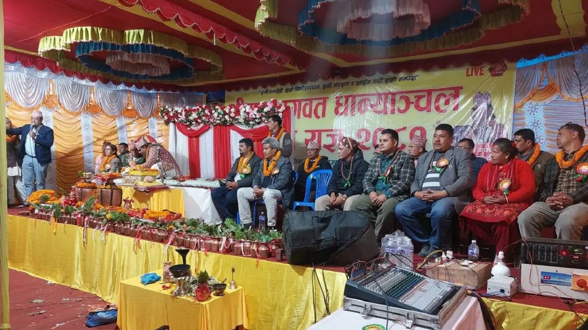 नुवाकोटको चिम्टेश्वरमा श्रीमद्भागवत धान्याञ्चल विराट ज्ञान यज्ञ