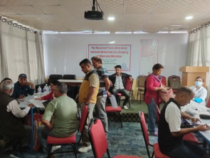 ललितपुरमा पत्रकारका लागि बृहत् स्वास्थ्य शिविर सम्पन्न, अधिकांशमा सुगर र प्रेसर