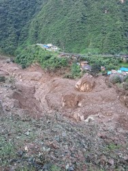 रोल्पा बोटलबारामा पहिरोले पुरिंदा मृत्यु हुनेको संख्या तीन पुग्यो, १० जना बेपत्ता