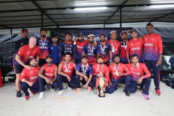 हङकङलाई हराउँदै नेपालले जित्यो एसियाली पुरुष छनोटको उपाधि