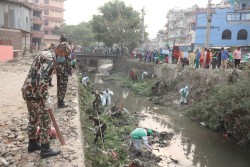 वाग्मती सफाइ अभियानमा छ हजार बिरुवा रोपिए