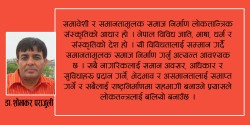 विचार : बलियो बनाऔँ–लोकतान्त्रिक संस्कृति