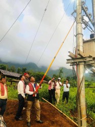 सिन्धुलीको मरिण गाउँपालिका-२ को झन्डै ३ सय घरधुरीमा विद्युत सेवा विस्तार