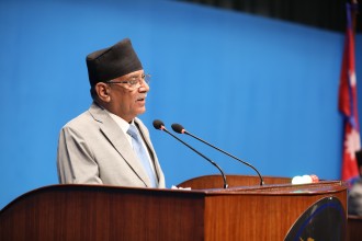 हामी इतिहास बनाएर आएका हौं र भविष्यको खाका कोर्ने हिम्मत र साहस पनि हामीसँग मात्रै छ  : प्रचण्ड