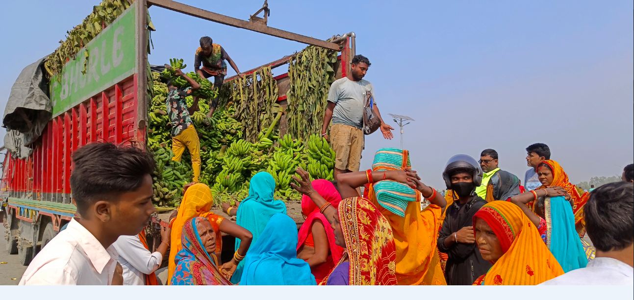 छठका लागि जनकपुरमा मात्रै तीन करोडको केरा आयात