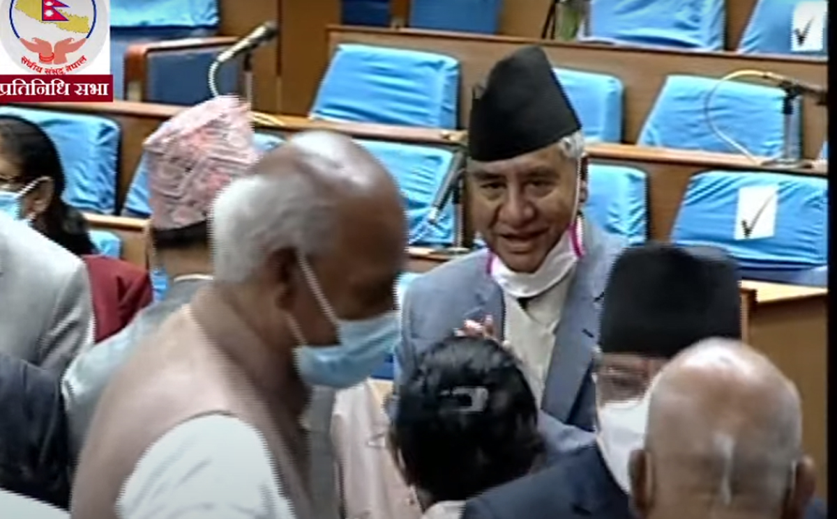 प्रधानमन्त्री देउवालाई विश्वासको मत प्राप्त