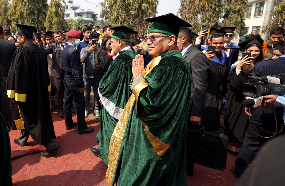 सुशासन र समृद्धिका लागि शिक्षा क्षेत्रको भूमिका अग्रणी : प्रधानमन्त्री प्रचण्ड